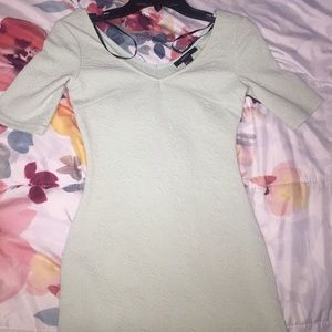 Mint bodycon dress